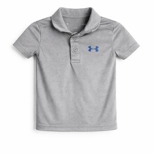 Under Armour Baby Polo Gray Blue Logo 12M